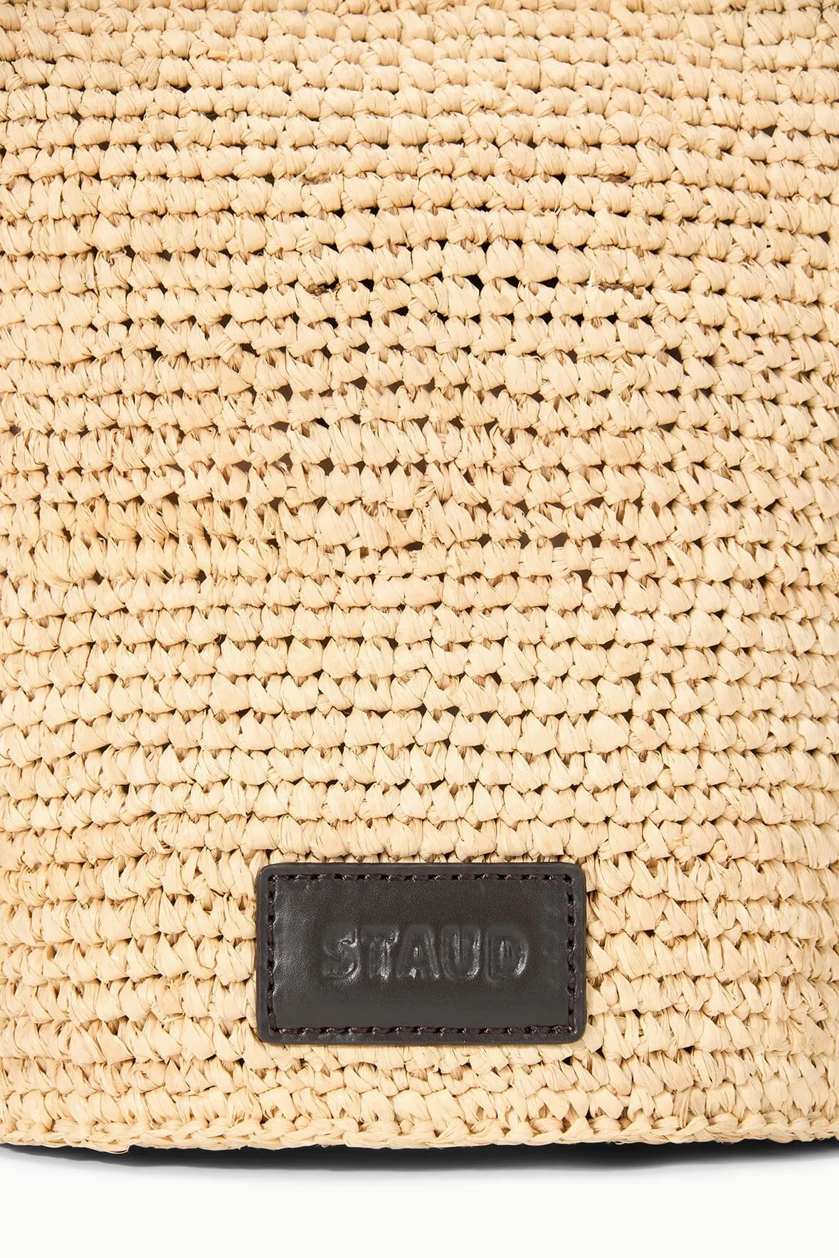 LANI RAFFIA BUCKET BAG | NATURAL sold by STAUD product image thumbnail 4