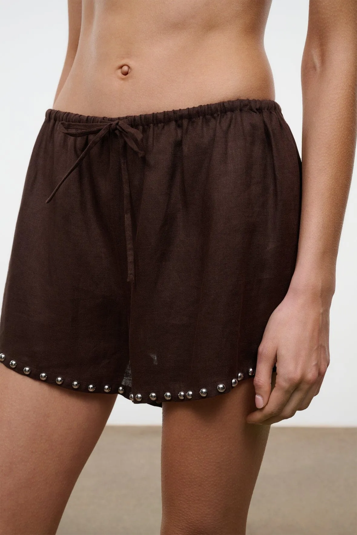 PADDLE LINEN SHORT | ROOT STUDS sold by STAUD product image thumbnail 2