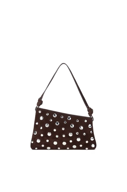 DANI MINI SHOULDER BAG | ESPRESSO STUDS made by STAUD