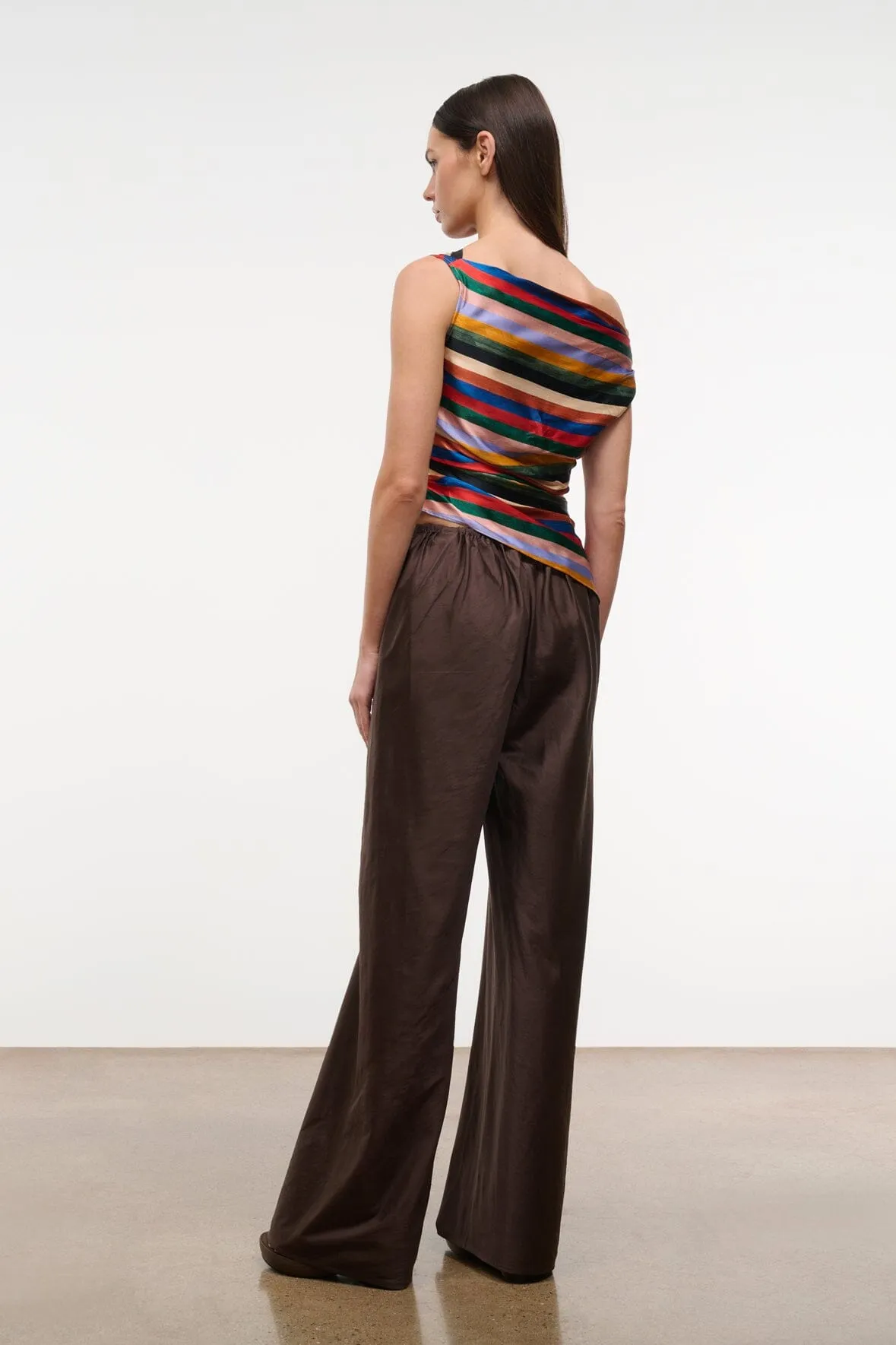 PHARE SILK TOP | ARTIST STRIPE sold by STAUD product image thumbnail 2