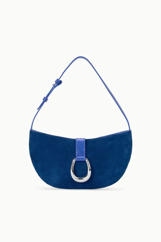 HARLOW CRESCENT SHOULDER BAG | COBALT made by STAUD