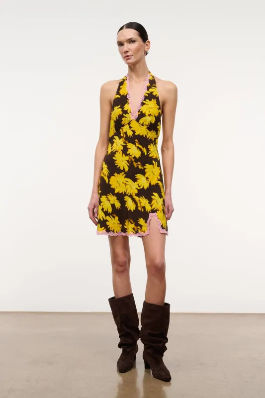 LUCCA MINI DRESS | GOLDEN DAISY made by STAUD