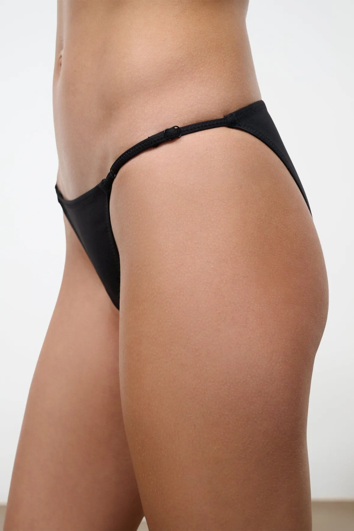 SISLEY STRING BIKINI BOTTOM | BLACK sold by STAUD product image thumbnail 2
