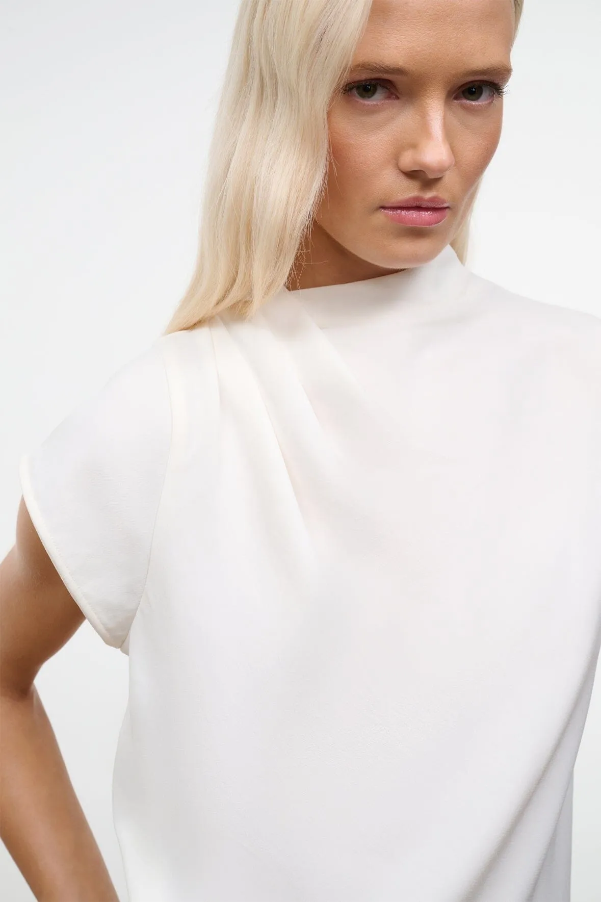 DAVINA TOP | IVORY sold by STAUD product image thumbnail 3