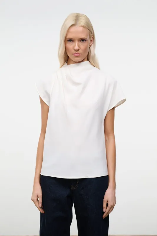 DAVINA TOP | IVORY made by STAUD