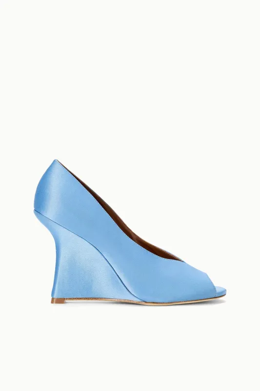 BRIGITTE PEEP TOE WEDGE | CIELO made by STAUD