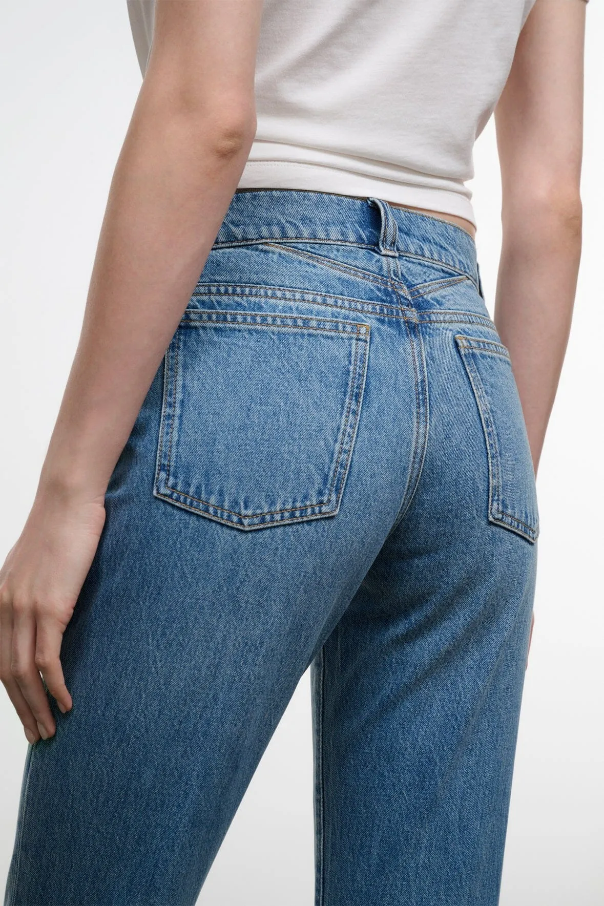 FRANKY FLARE JEAN | ARCHIVE CREASE sold by STAUD product image thumbnail 2