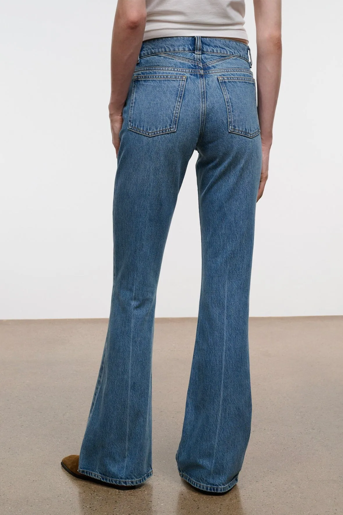 FRANKY FLARE JEAN | ARCHIVE CREASE sold by STAUD product image thumbnail 5