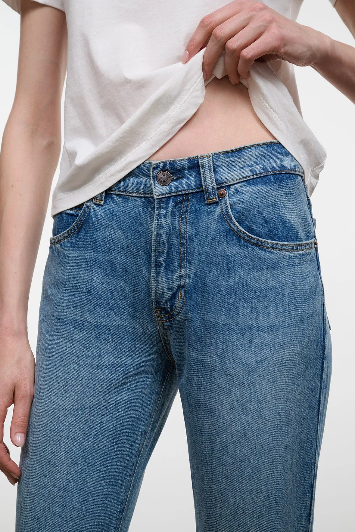 FRANKY FLARE JEAN | ARCHIVE CREASE sold by STAUD product image thumbnail 3
