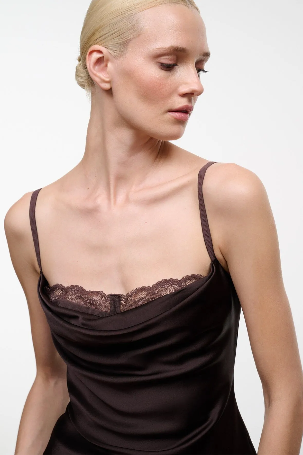 EVANGELINE TOP | EARTH SILK sold by STAUD product image thumbnail 3