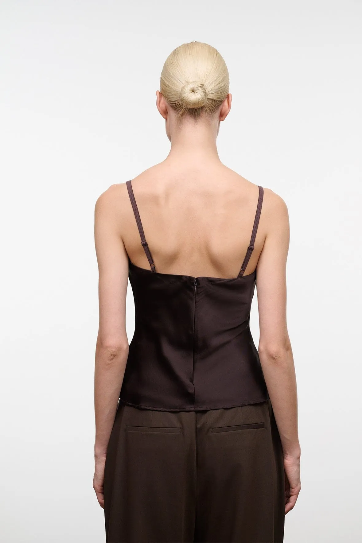 EVANGELINE TOP | EARTH SILK sold by STAUD product image thumbnail 4