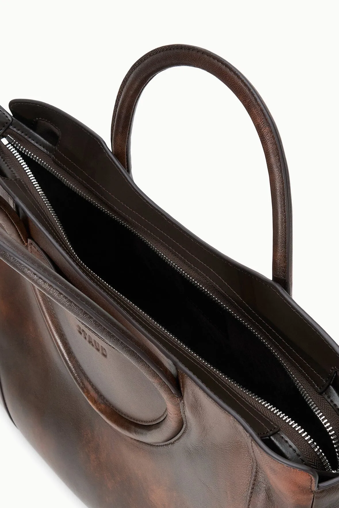 MAUDE SATCHEL | ESPRESSO DISTRESSED sold by STAUD product image thumbnail 5