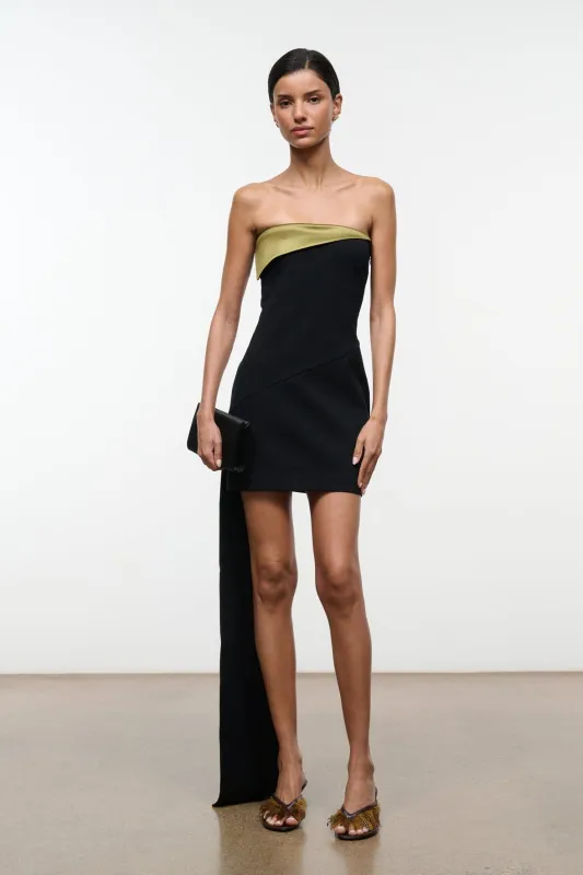 ALESA DRESS | BLACK PEAR made by STAUD