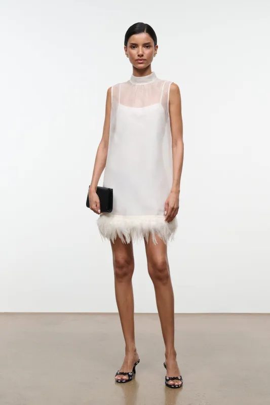 ALBEE MINI DRESS | IVORY made by STAUD
