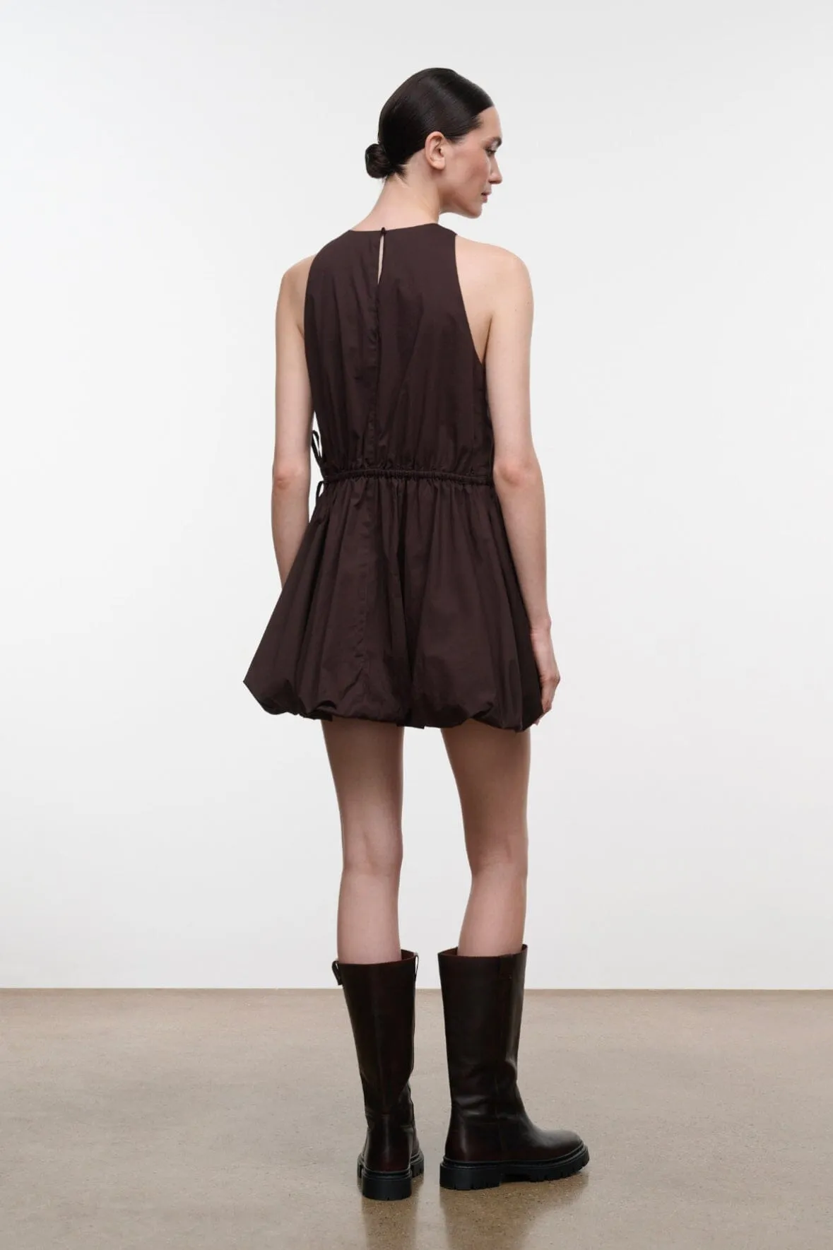 MOLLY MINI DRESS | EARTH sold by STAUD product image thumbnail 3