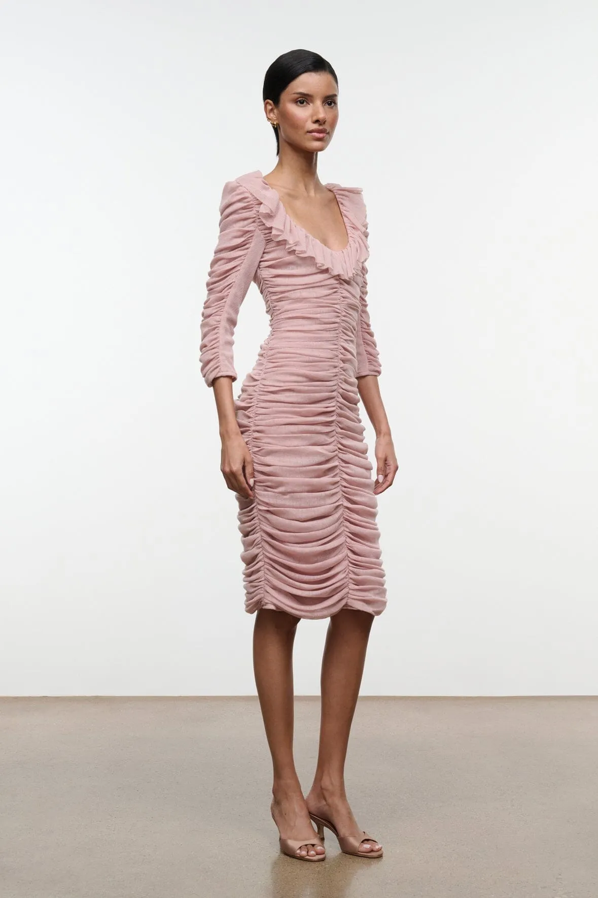 GRETTA DRESS | SANDROSE sold by STAUD product image thumbnail 2