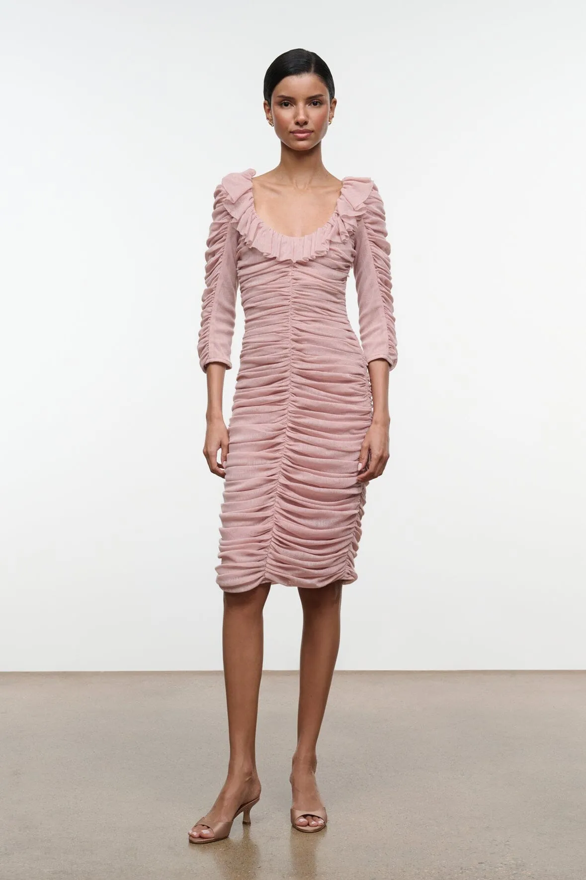 GRETTA DRESS | SANDROSE sold by STAUD