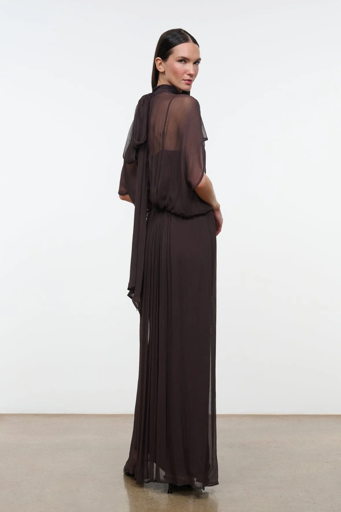 VIVIANA DRESS | EARTH sold by STAUD product image thumbnail 5