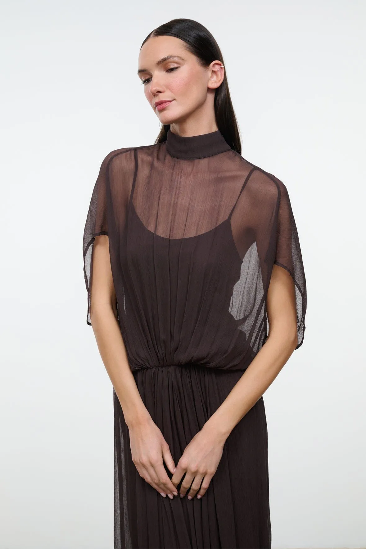 VIVIANA DRESS | EARTH sold by STAUD product image thumbnail 3