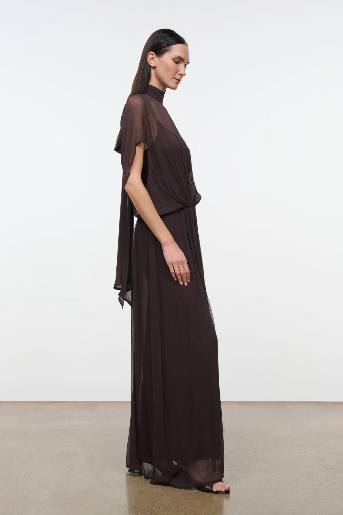 VIVIANA DRESS | EARTH sold by STAUD product image thumbnail 2