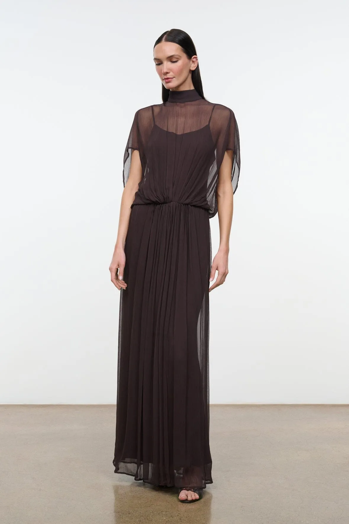 VIVIANA DRESS | EARTH sold by STAUD product image thumbnail 4