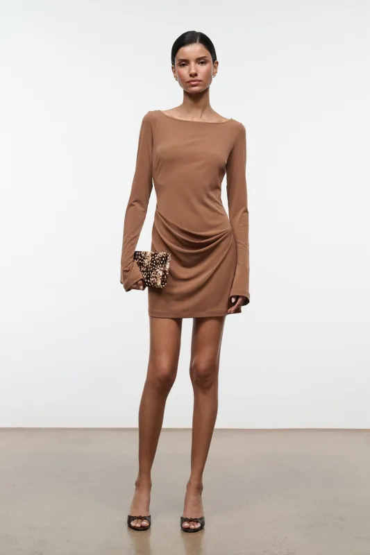 BLAKELY DRESS | CIGAR made by STAUD