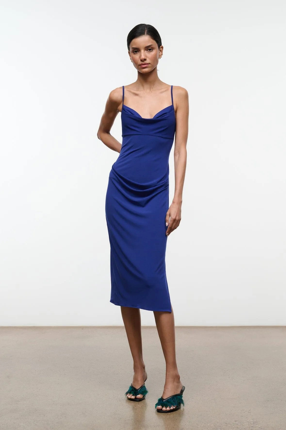 ASHE DRESS | MIDNIGHT sold by STAUD product image thumbnail 5