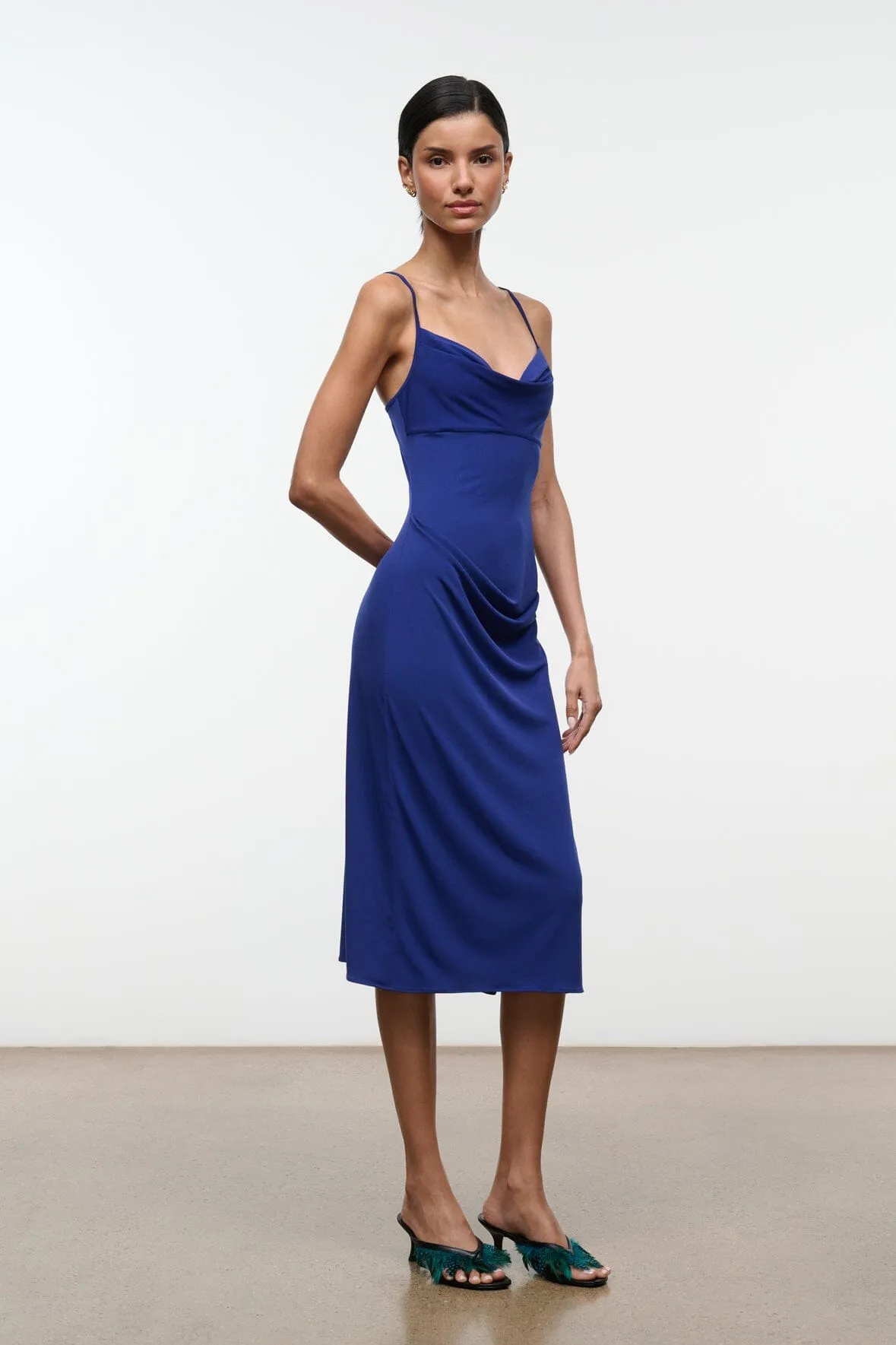 ASHE DRESS | MIDNIGHT sold by STAUD product image thumbnail 3