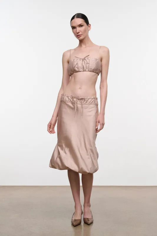 ODETTE SILK SKIRT | SANDROSE made by STAUD