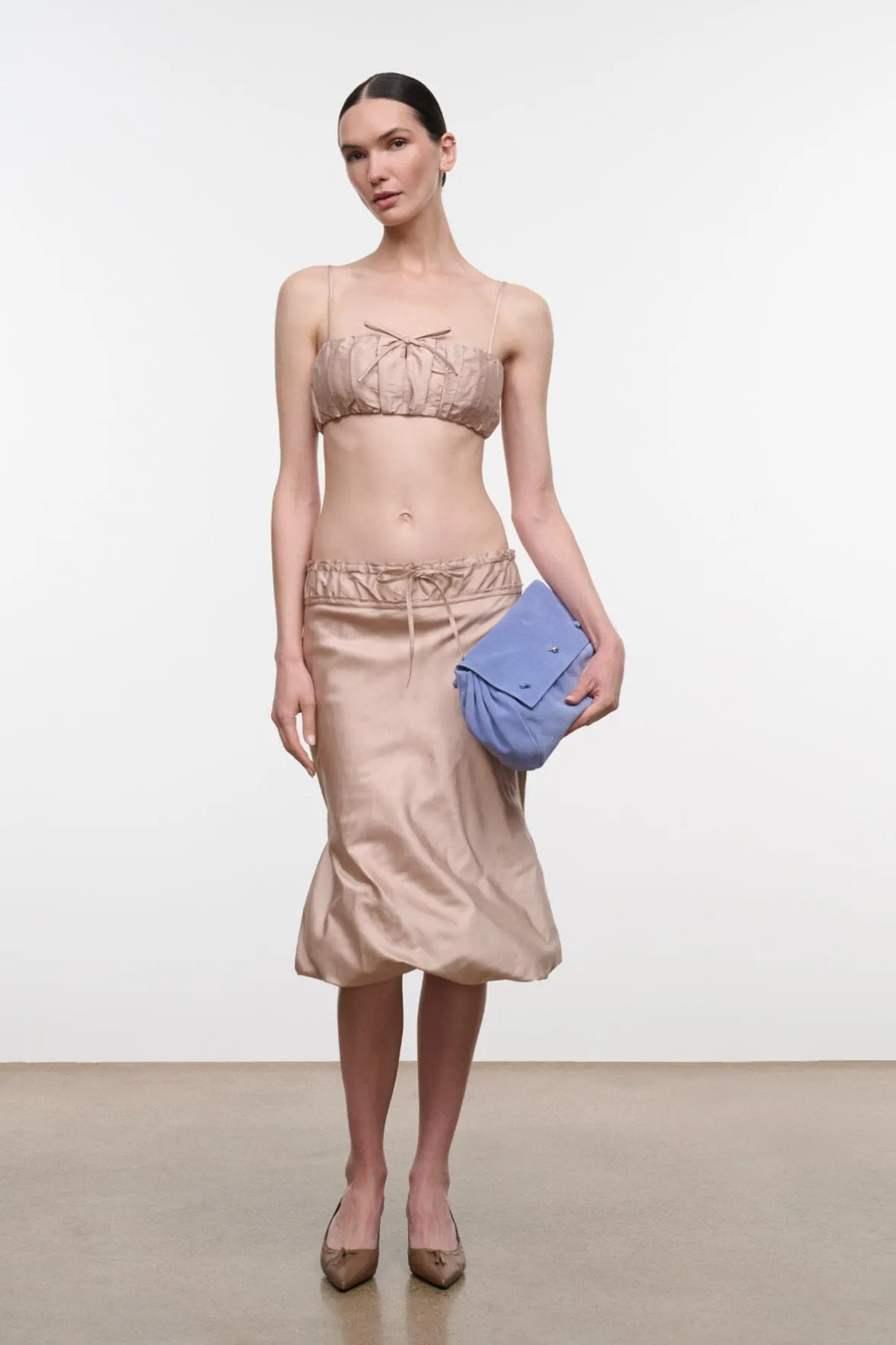 ODETTE SILK SKIRT | SANDROSE sold by STAUD product image thumbnail 5