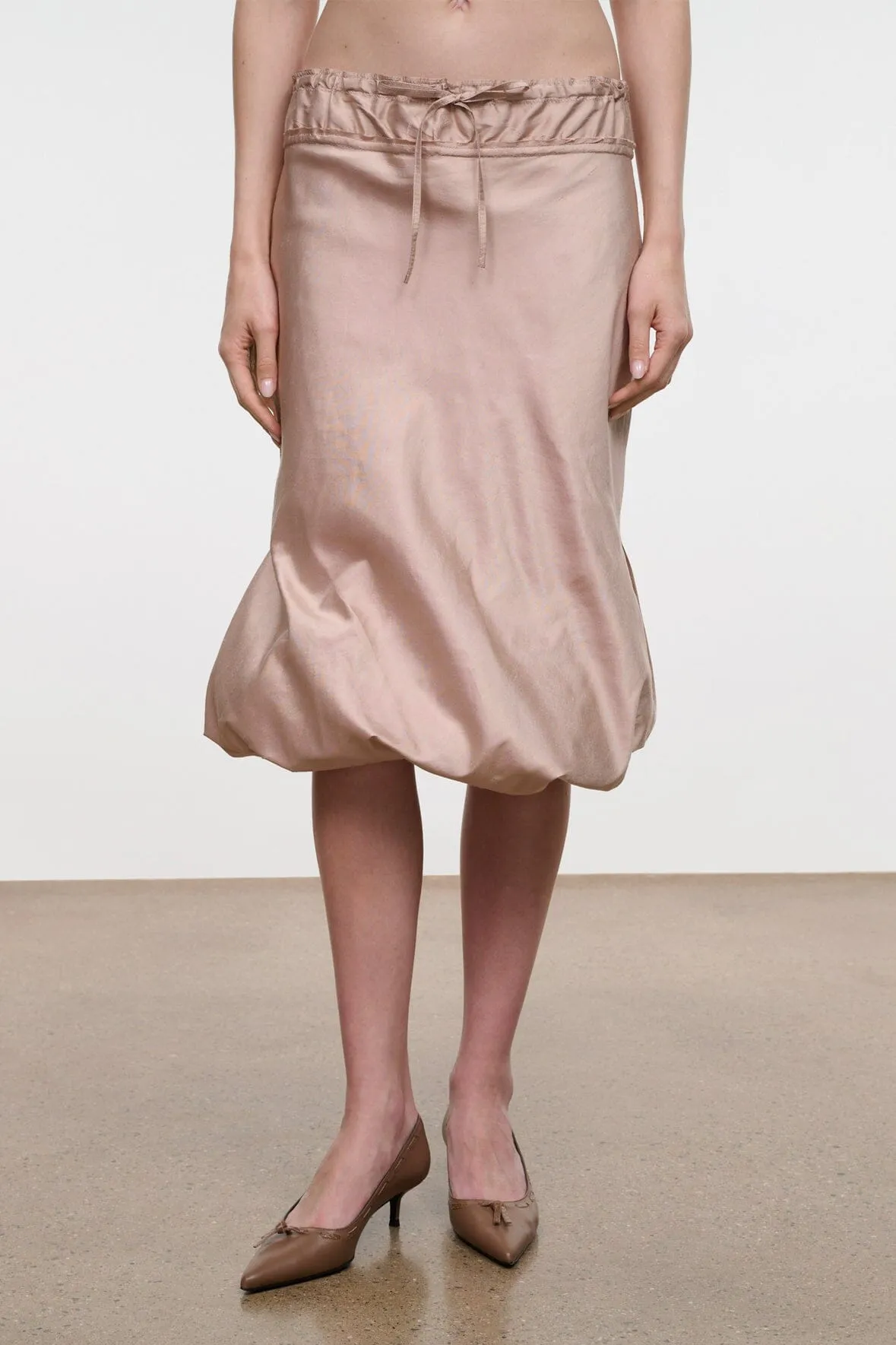 ODETTE SILK SKIRT | SANDROSE sold by STAUD product image thumbnail 2