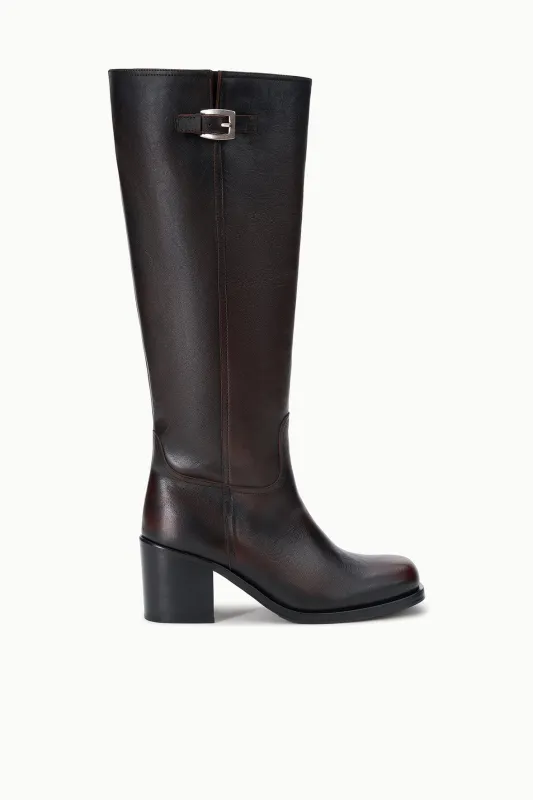 BROOKLYN BOOT | ESPRESSO DISTRESSED made by STAUD