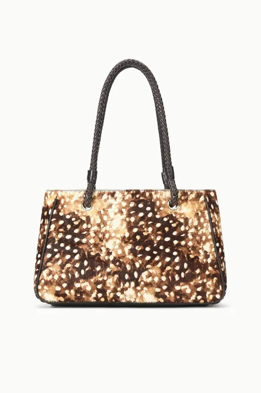 FIONA SHOULDER BAG | FAWN HAIRCALF made by STAUD