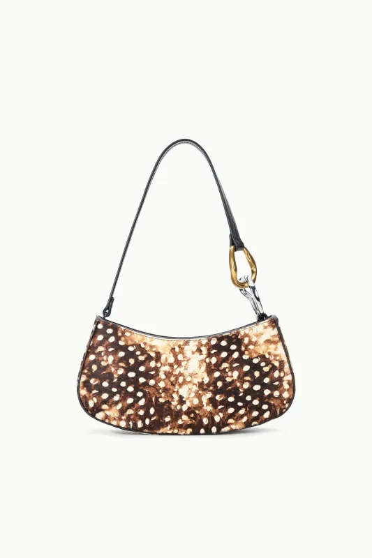 OLLIE BAG | FAWN HAIRCALF made by STAUD