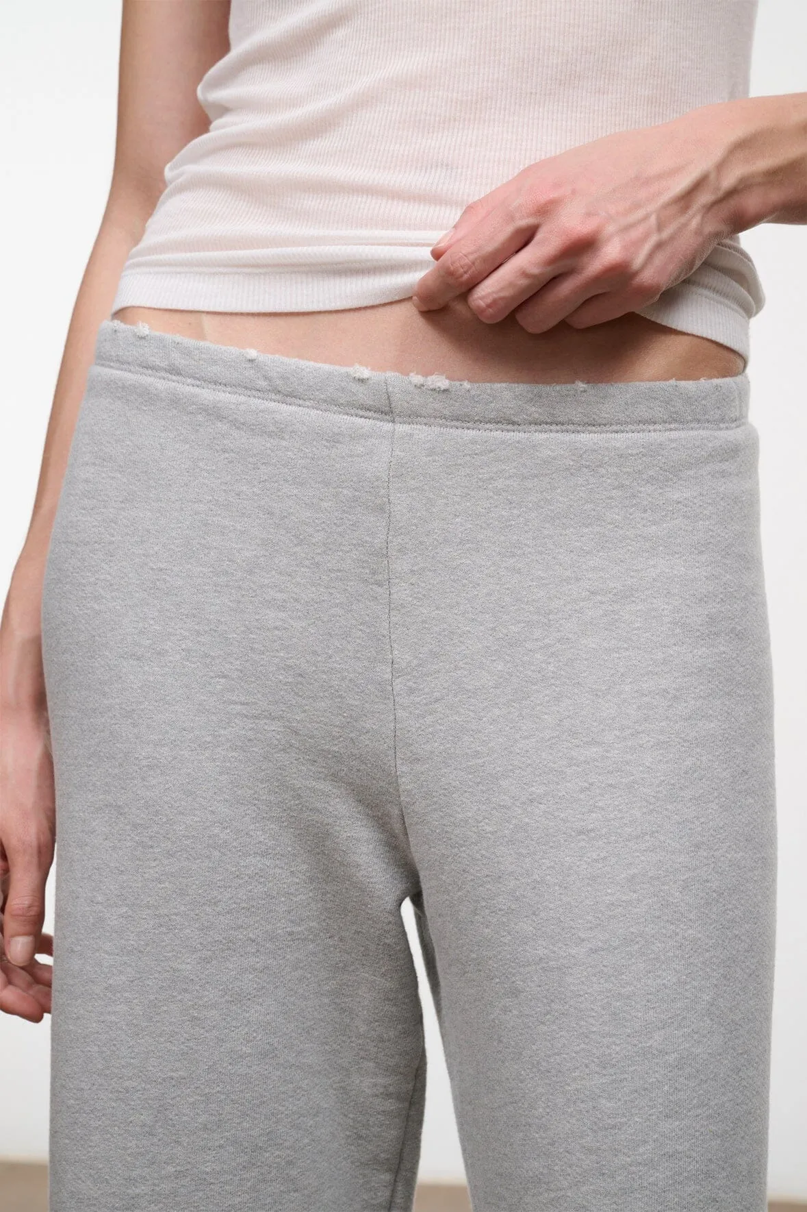 STROLL TERRY PANT | HEATHER GREY sold by STAUD product image thumbnail 5