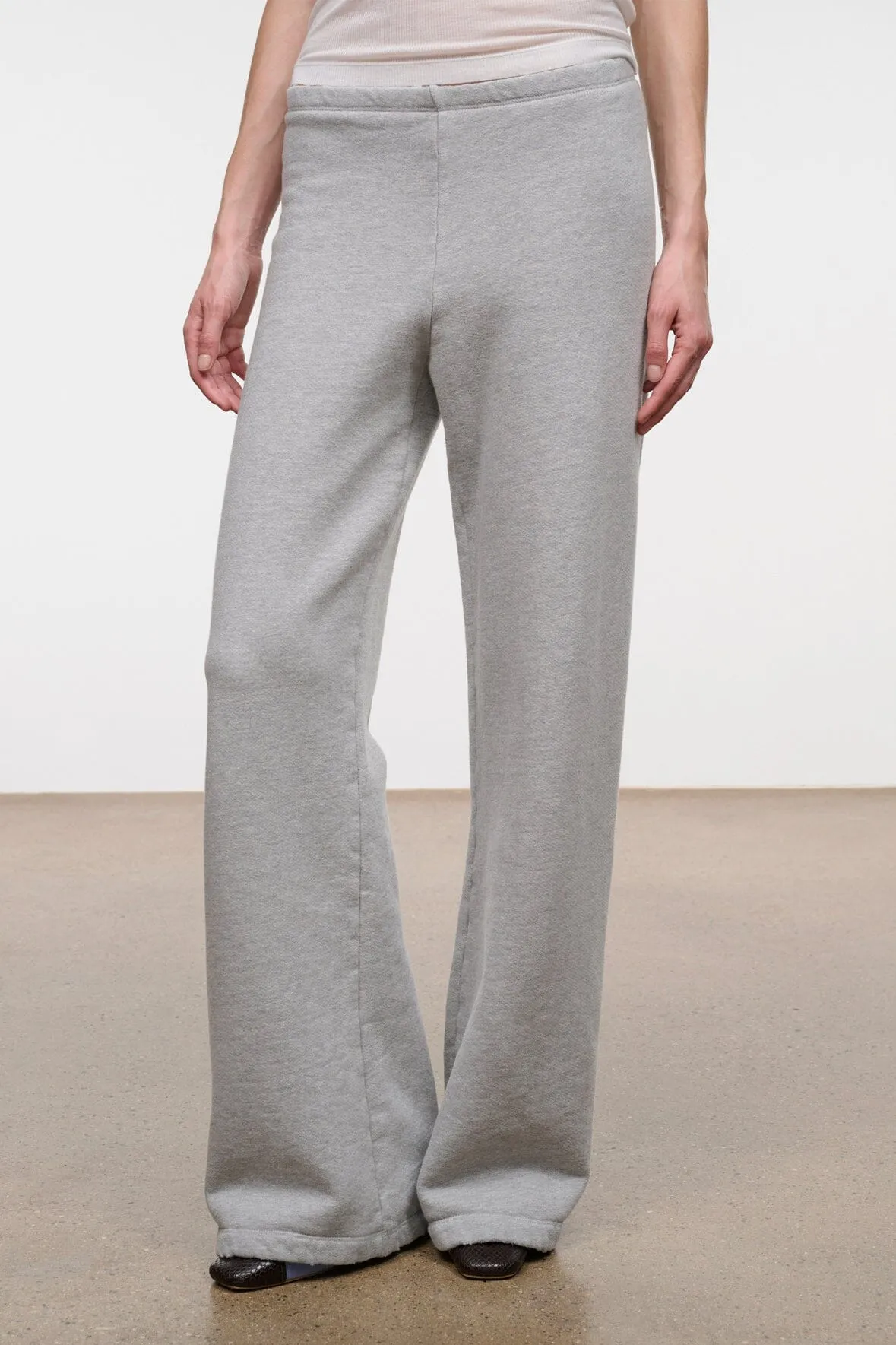 STROLL TERRY PANT | HEATHER GREY sold by STAUD product image thumbnail 2
