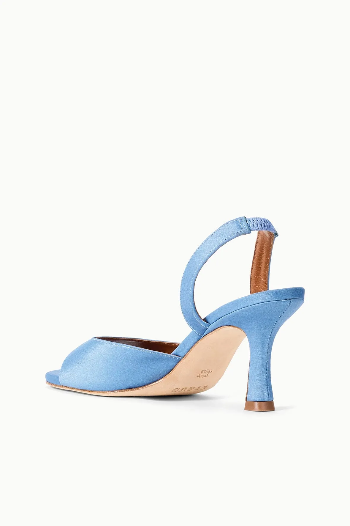 BRIGITTE HEEL | CIELO SATIN sold by STAUD product image thumbnail 3