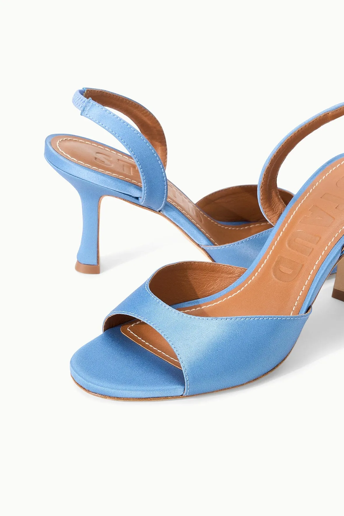 BRIGITTE HEEL | CIELO SATIN sold by STAUD product image thumbnail 4