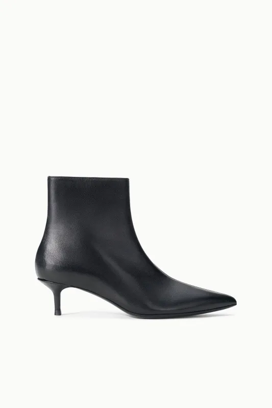 Sebastian Ankle Kitten Heel Boot | Black made by STAUD