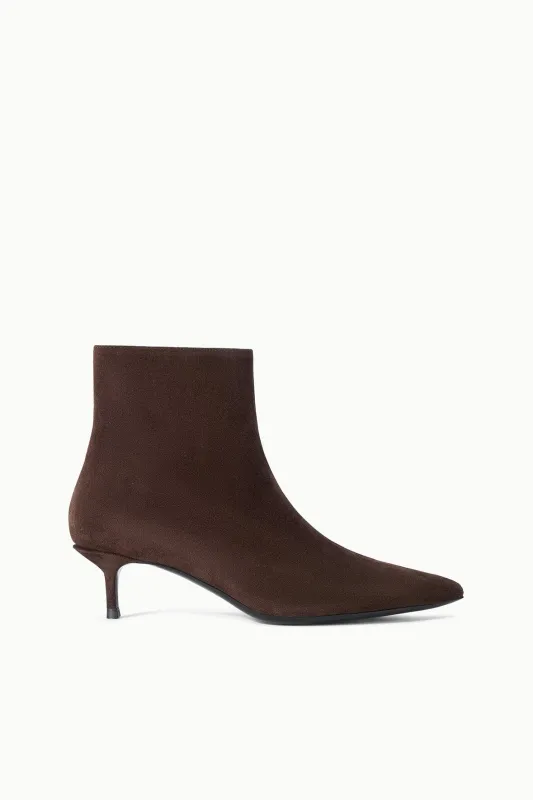 Sebastian Ankle Kitten Heel Boot | Espresso made by STAUD