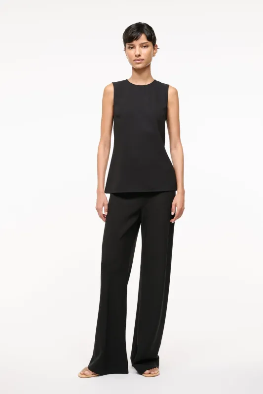 BRONTE TOP | BLACK made by STAUD