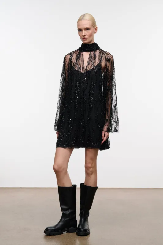 Esther Mini Dress | Black made by STAUD