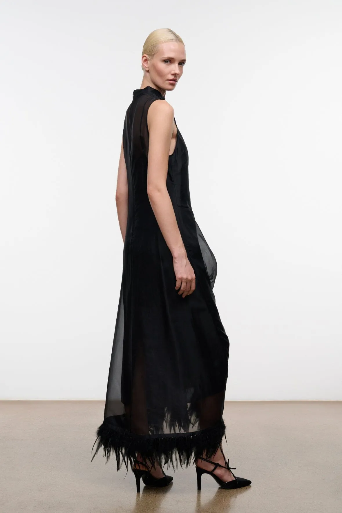 Lola Dress | Black sold by STAUD product image thumbnail 4