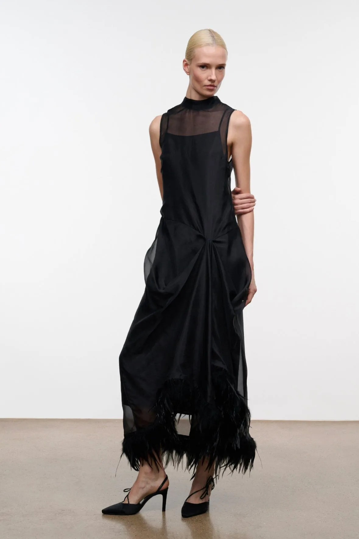 Lola Dress | Black sold by STAUD product image thumbnail 2
