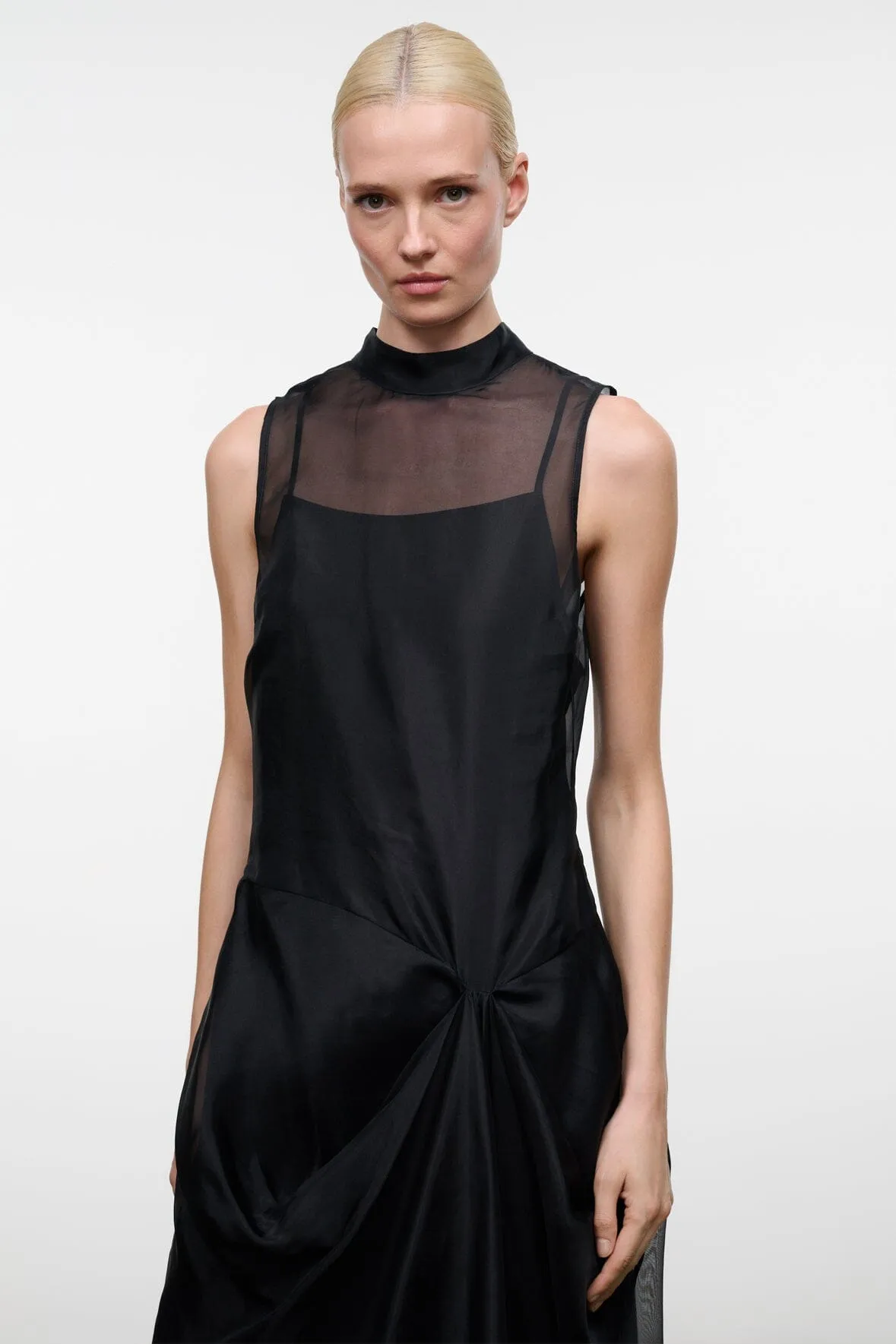 Lola Dress | Black sold by STAUD product image thumbnail 3