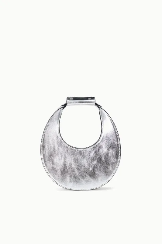 GOODNIGHT MOON BAG | SILVER made by STAUD