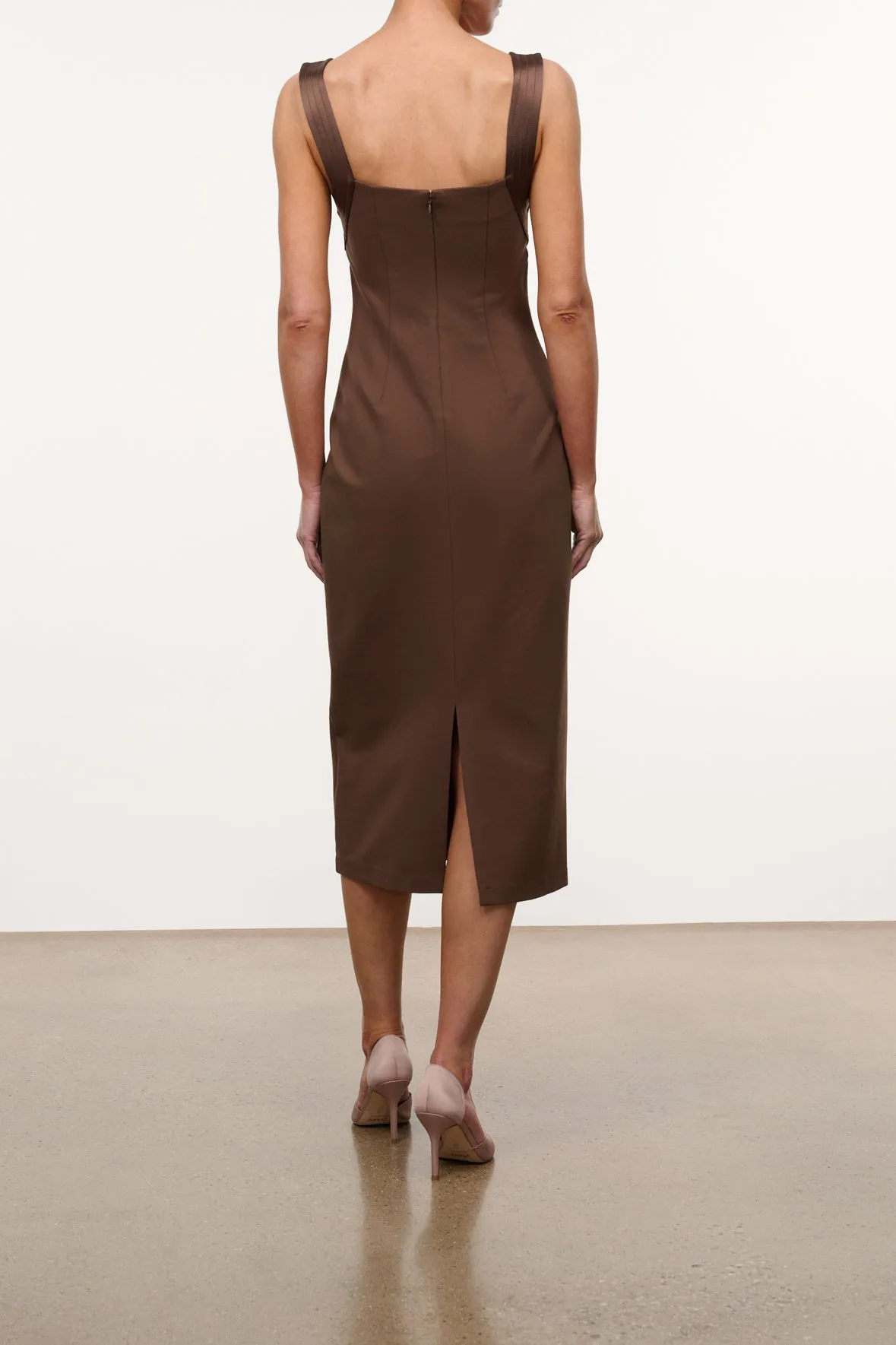 Vienne Dress | Woodland sold by STAUD product image thumbnail 3