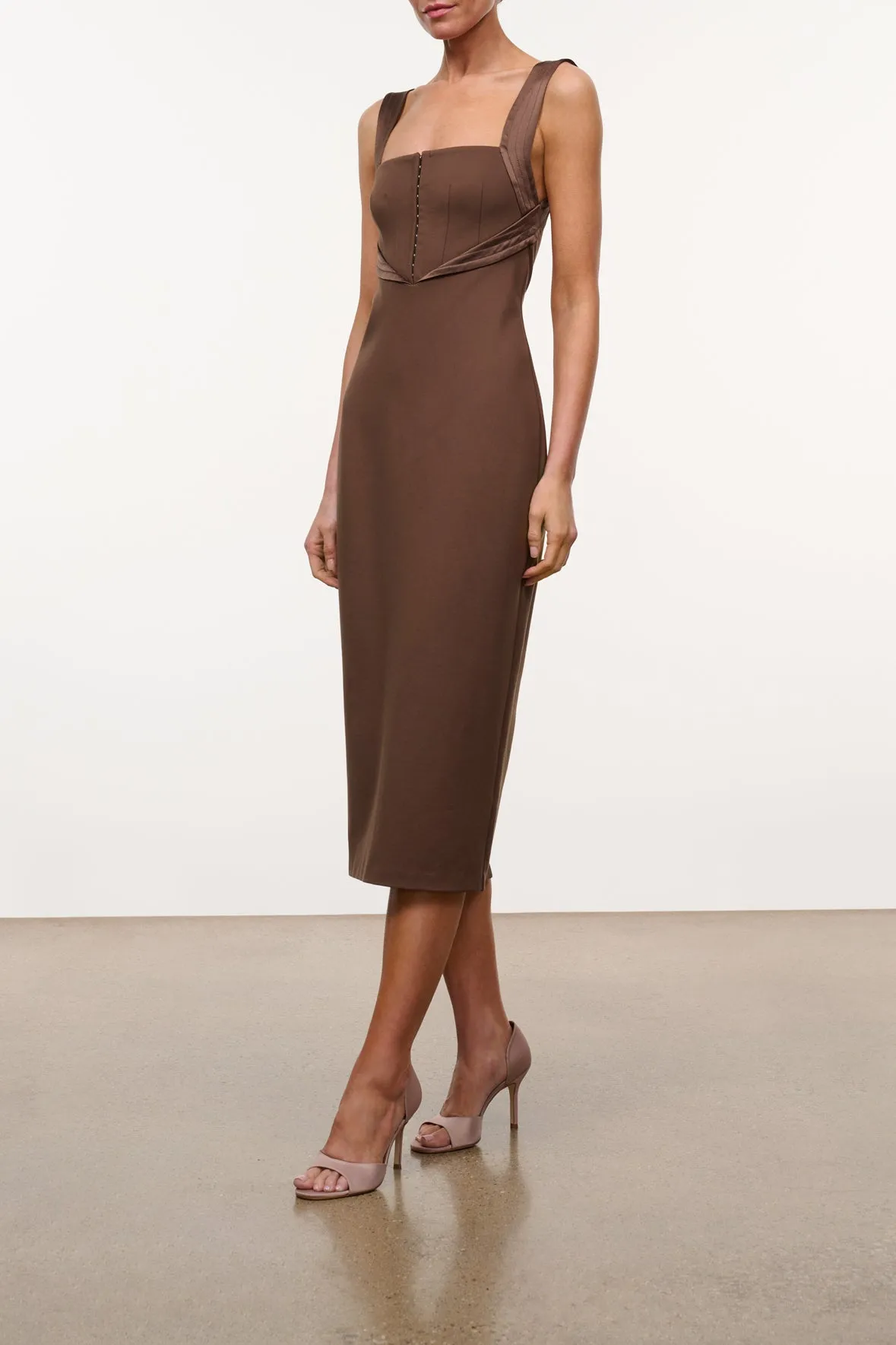 Vienne Dress | Woodland sold by STAUD product image thumbnail 2