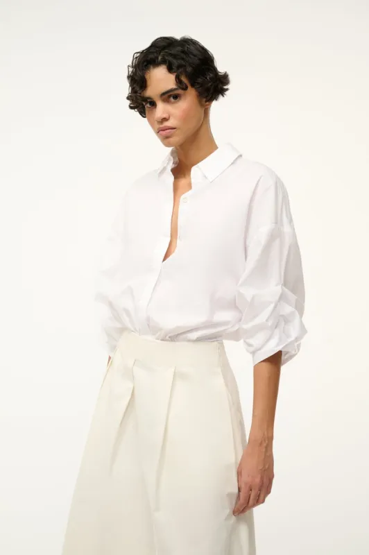 TRAVERSE BODYSUIT | WHITE sold by STAUD