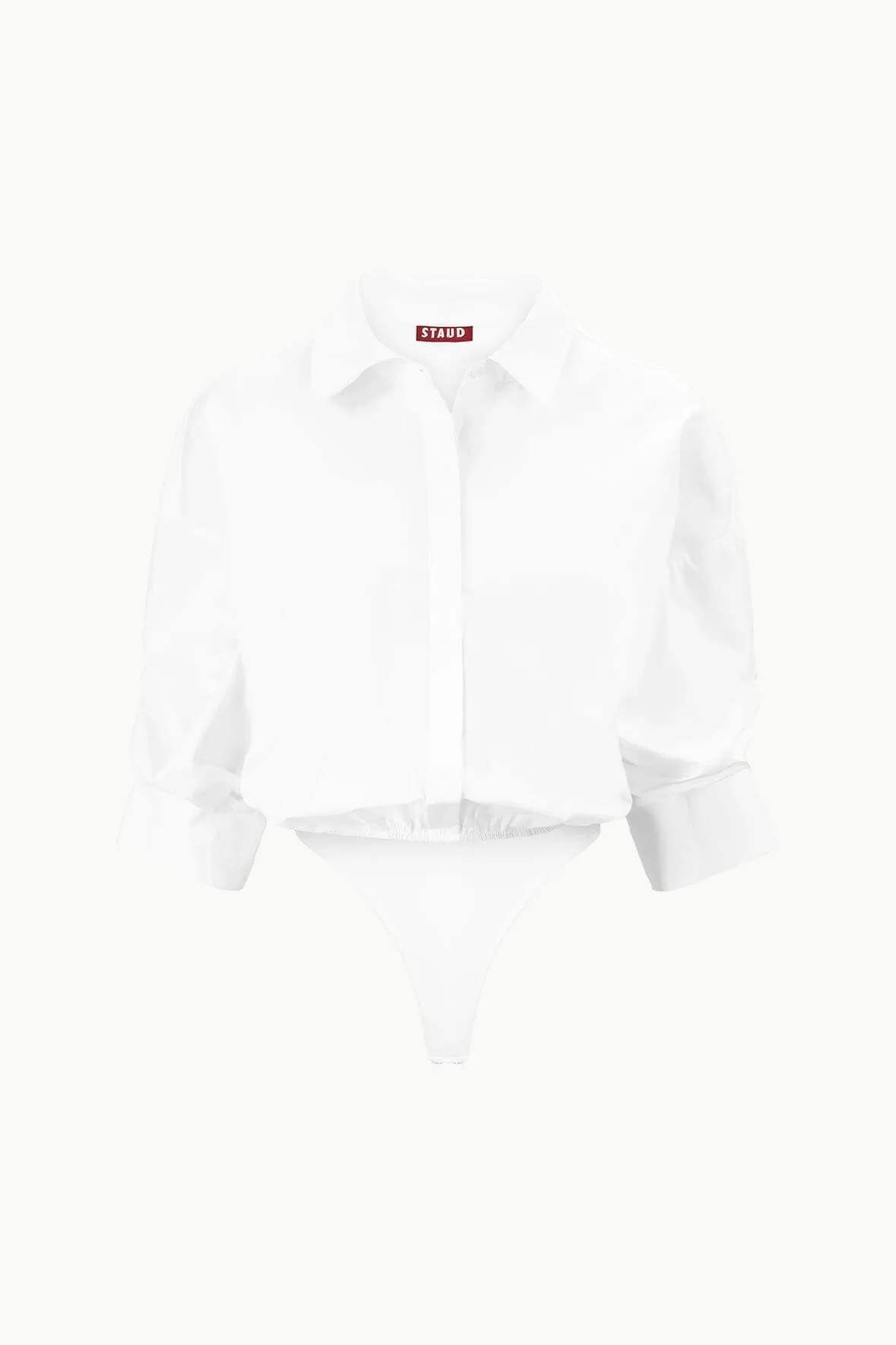 TRAVERSE BODYSUIT | WHITE sold by STAUD product image thumbnail 4